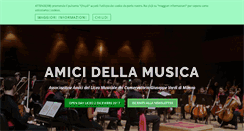 Desktop Screenshot of amiciliceomusicale.org