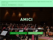 Tablet Screenshot of amiciliceomusicale.org